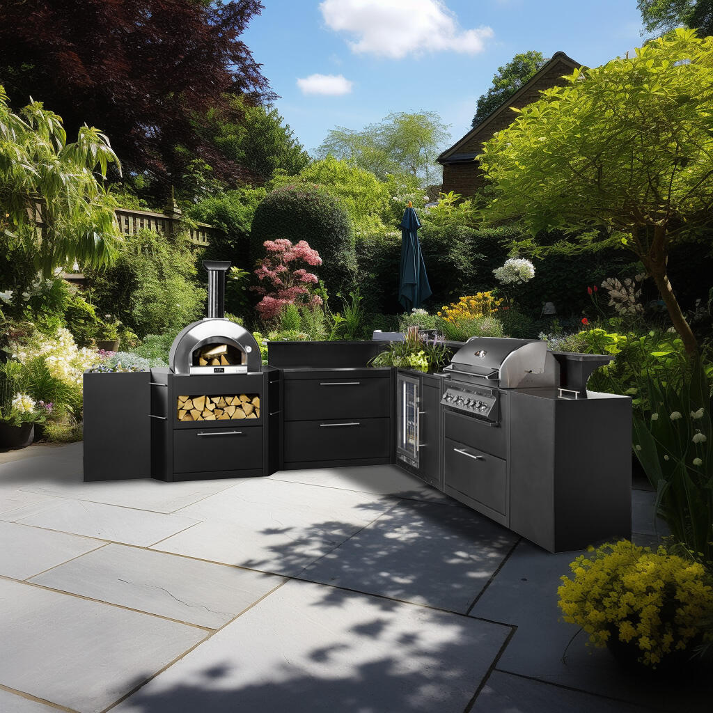 outdoor kitchen