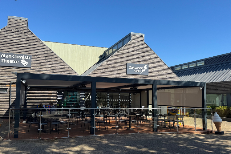 commercial pergola for community theatre